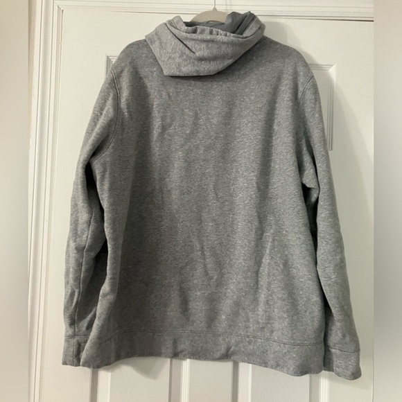 Under Armour Gray Hustle Fleece Hoodie Large Loose Fit - Picture 12 of 12